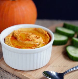 Paleo Pumpkin Hummus (No Chickpeas)