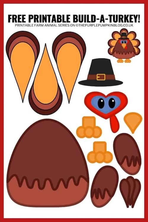 build a turkey activity for kids