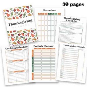 100 Free Thanksgiving Printables - Prudent Penny Pincher