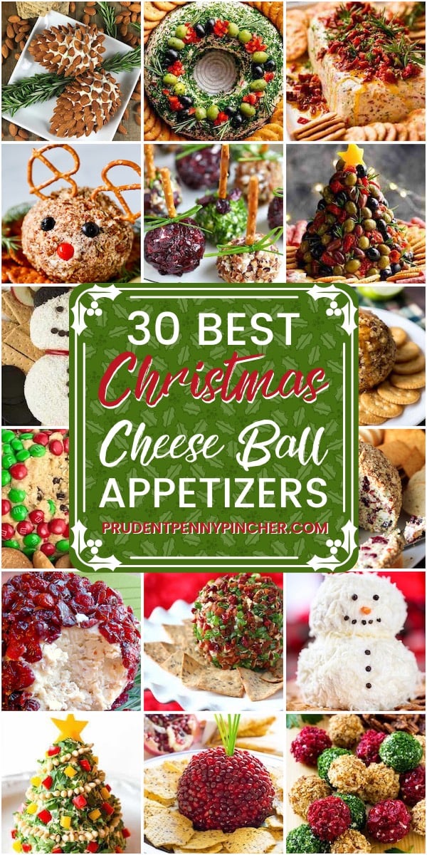 30 Festive Christmas Cheese Ball Appetizers