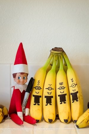 elf Minions on Bananas