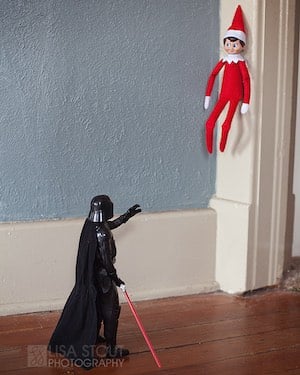 Elf Meets Darth Vader