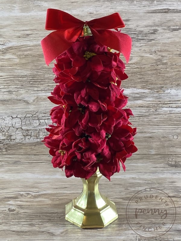 Poinsettia DIY Christmas Tree