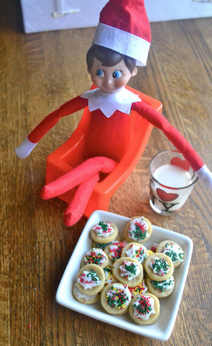Mini Cookies for Elf on the Shelf Idea