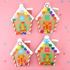 Gingerbread House Cards