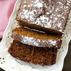 gingerbread Christmas breakfast quick bread 