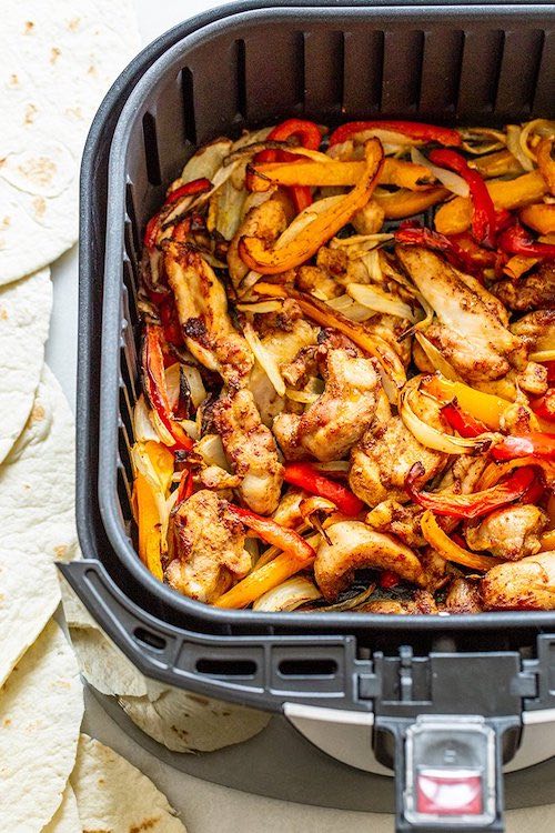 Chicken Fajitas in the air fryer