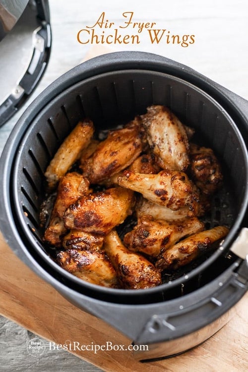 Healthy No Oil Air Fryer Chicken Wings