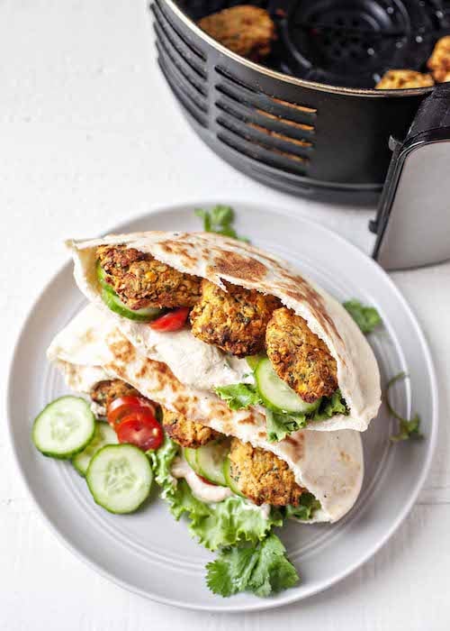 Healthy air fryer Falafels 