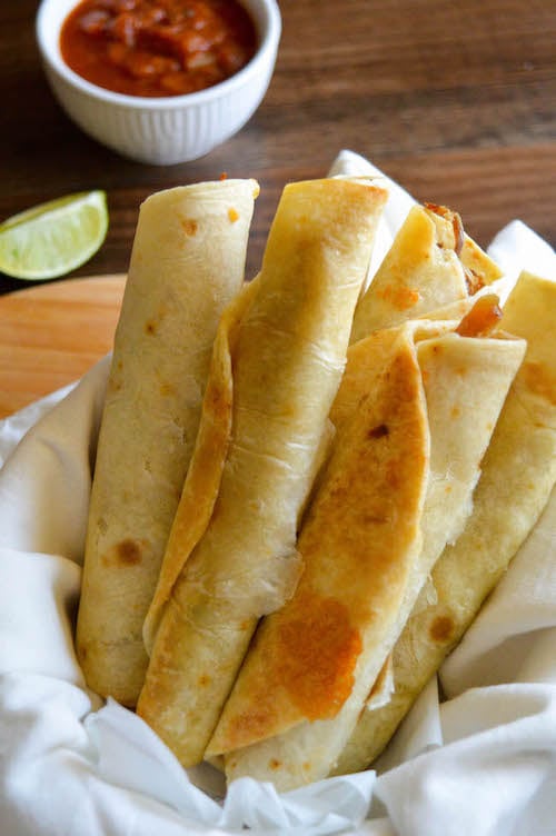 Weight Watchers air fryer Pork Taquitos