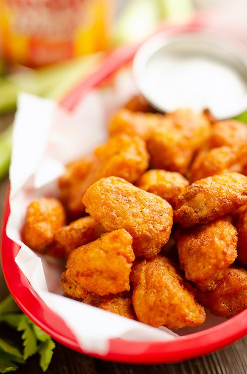 healthy Buffalo Cauliflower Tots