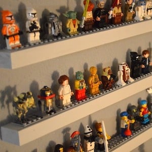 Lego Minifigure toy Storage Shelves