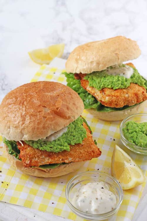 Healthy Fish Finger Sandwiches