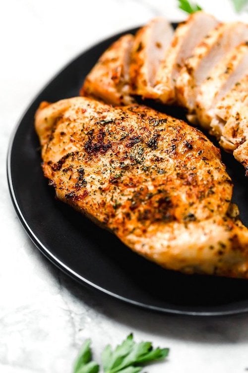 No Breading Air Fryer Chicken Breasts