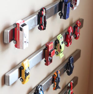 Magnetic Hot Wheels toy car Storage