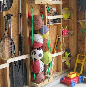 Ball Storage for garage
