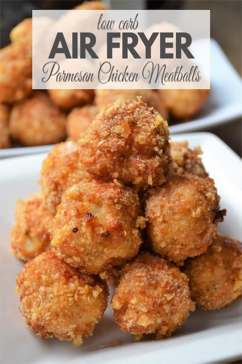 Low Carb Parmesan Chicken Meatballs