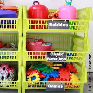 70 Cheap and Easy Toy Storage Ideas - Prudent Penny Pincher