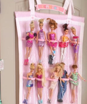 Over the Door Barbie Organizer