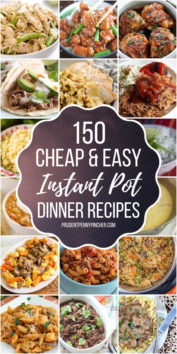 150 Cheap and Easy Instant Pot Recipes - Prudent Penny Pincher