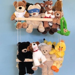 Swing DIY Hanging Stuffed Animal Storage