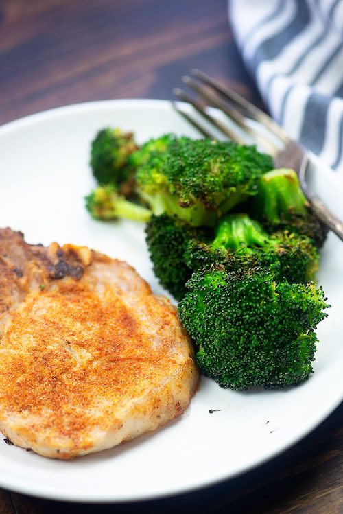 Pork Chops and Broccoli