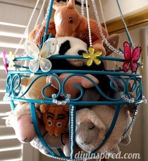 Hanging Planter Stuffed Animal Toy Storage