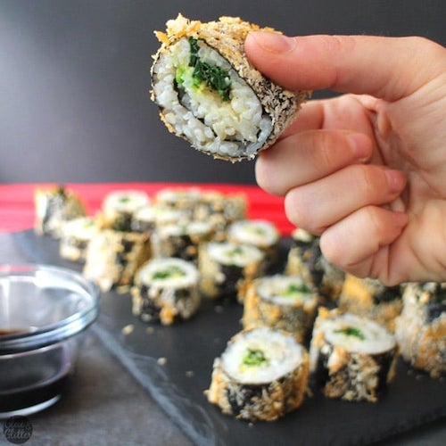 air fryer Sushi Rolls