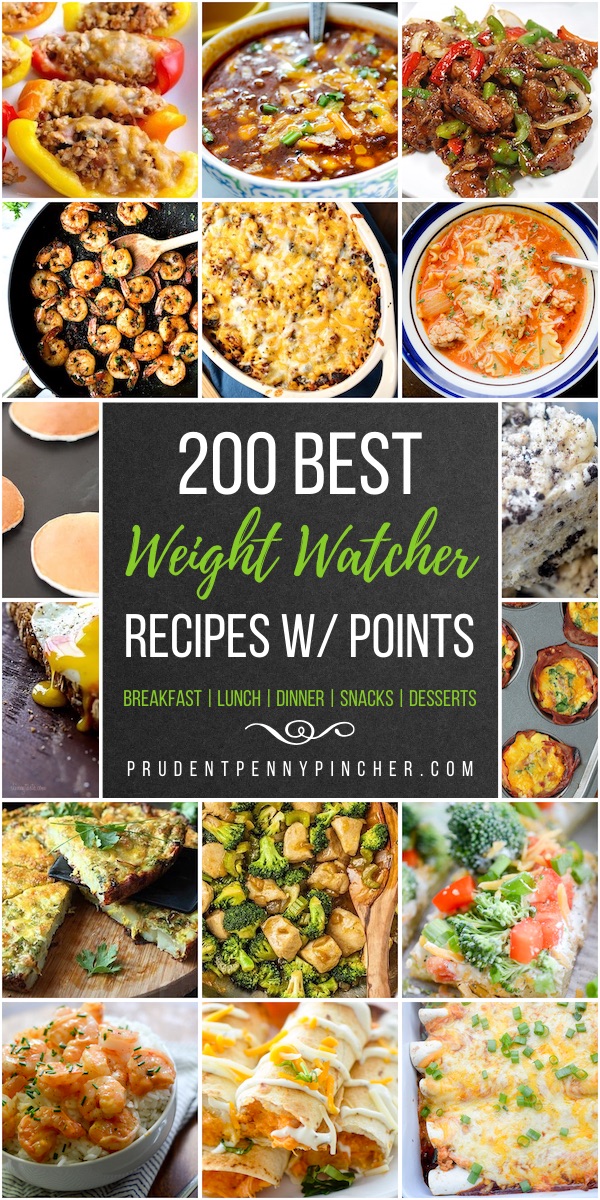 200 Weight Watchers Recipes with Smart Points Prudent Penny Pincher