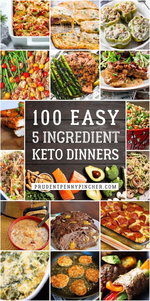 100 Easy 5 Ingredient Keto Dinner Recipes