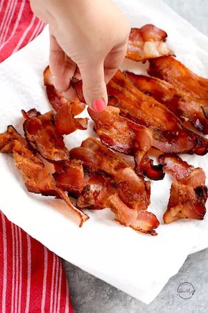 air fryer bacon