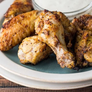 air fryer Lemon Pepper Chicken Wings