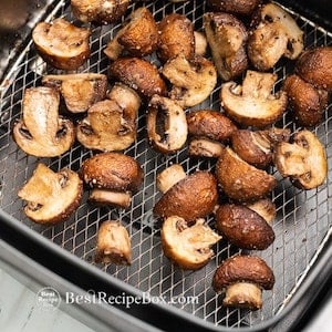 Garlic Air Fryer Mushroom