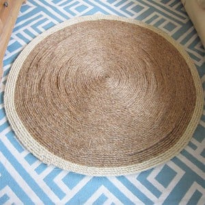 sisal rug coastal decorating idea