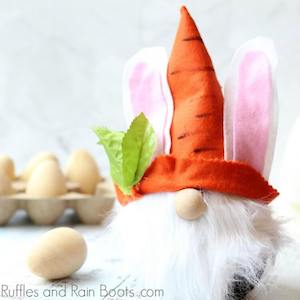 DIY gnome bunny