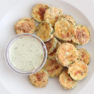 Fried Parmesan Zucchini