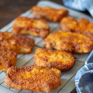 Crispy Keto Air Fryer Pork Chops