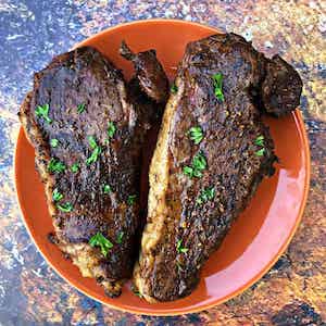 air fryer Marinated Steak