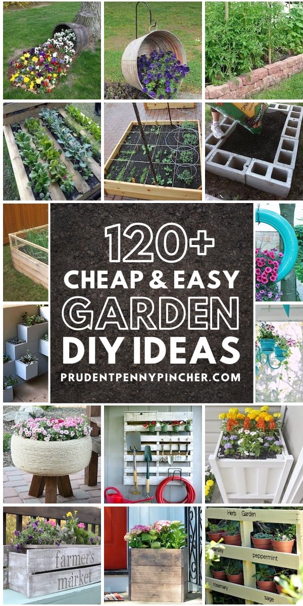 100 Dollar Store Garden DIY Ideas - Prudent Penny Pincher