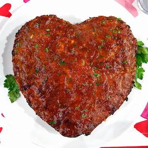 Heart Shaped Meatloaf