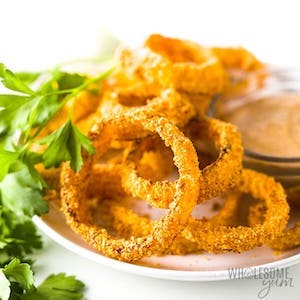 Keto Air Fryer Onion Rings