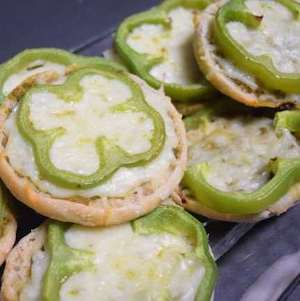 Shamrock Mini Pizzas