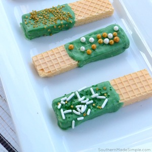 St Patrick's Day Cookie Sugar Wafers