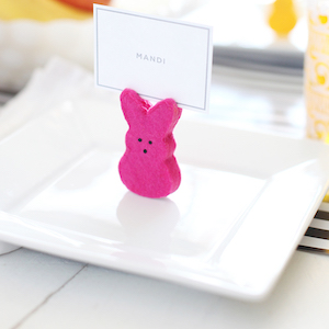 Peep Bunny Place Cards