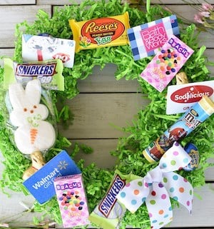 Easter Wreath with Candy
