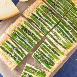 Asparagus, Lemon and Ricotta Tart