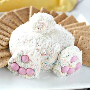 Bunny Butt Cheese Ball Easter Dessert