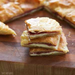 Corned Beef and Swiss Cheese Pastry Sliders