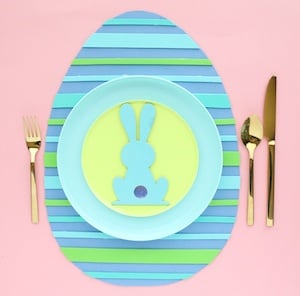 Colorful Egg Placemat