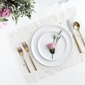 DIY Speckled Placemats